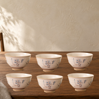 Simple Retro, 4.5 in Rice Bowl, 6 pieces — what arrives in the box