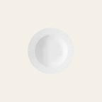 Rock Texture White, 9 in Pasta Bowl, 1 piece