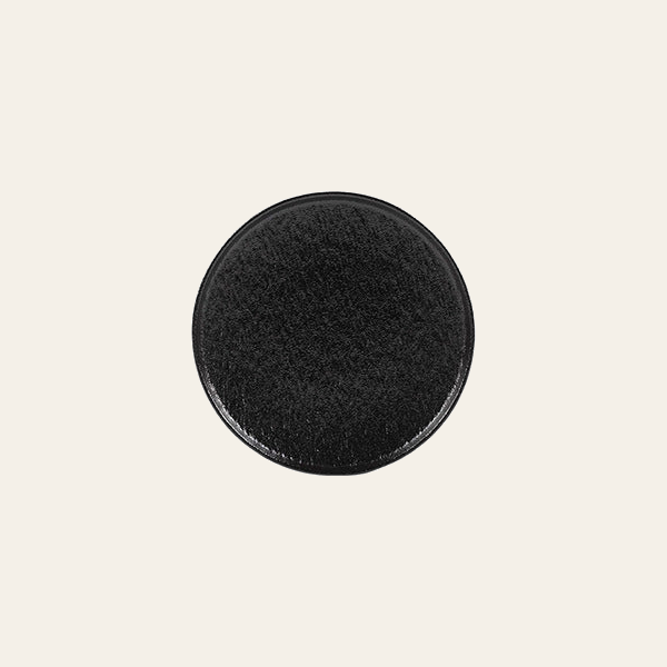 Rock Texture Black, 8 in Dinner Plate, 1 piece