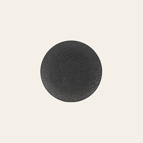 Rock Texture Black, 8 in Plate, 1 piece