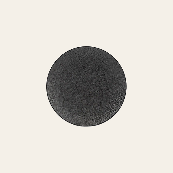 Rock Texture Black, 10 in Plate, 1 piece
