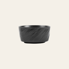 Rock Texture Black, 4.5 in Rice Bowl, 1 piece