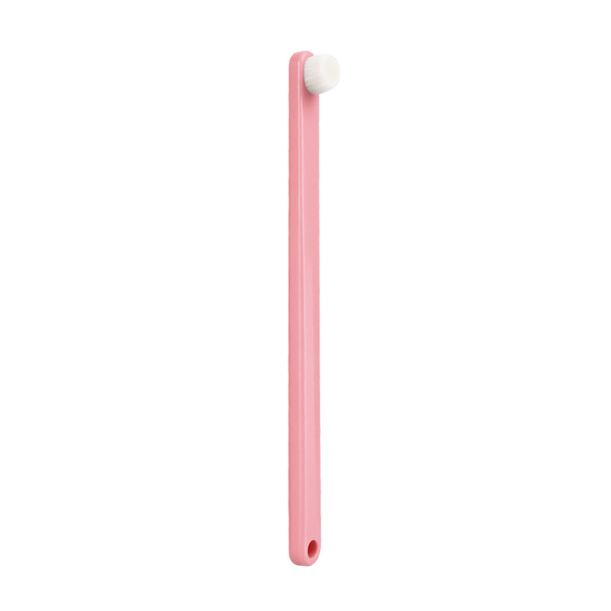 Pink small-head pet toothbrush, full handle and brush head