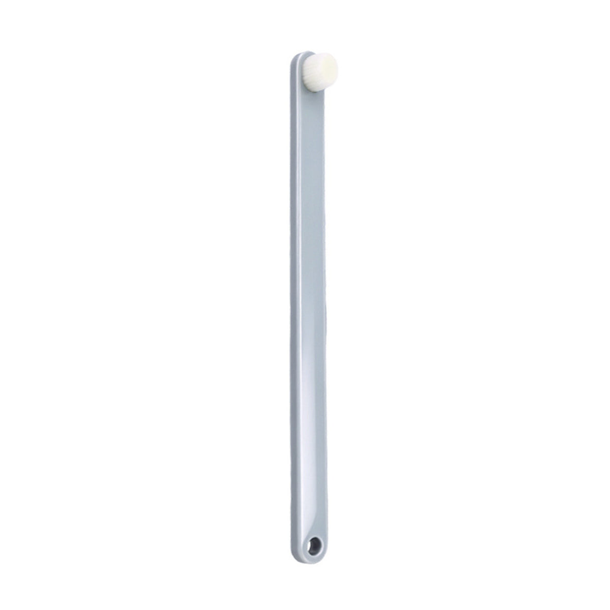 Grey-blue small-head pet toothbrush, full handle and brush head