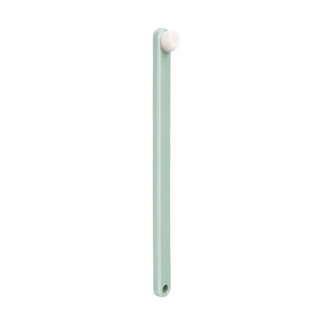 Sage green small-head pet toothbrush, full handle and brush head