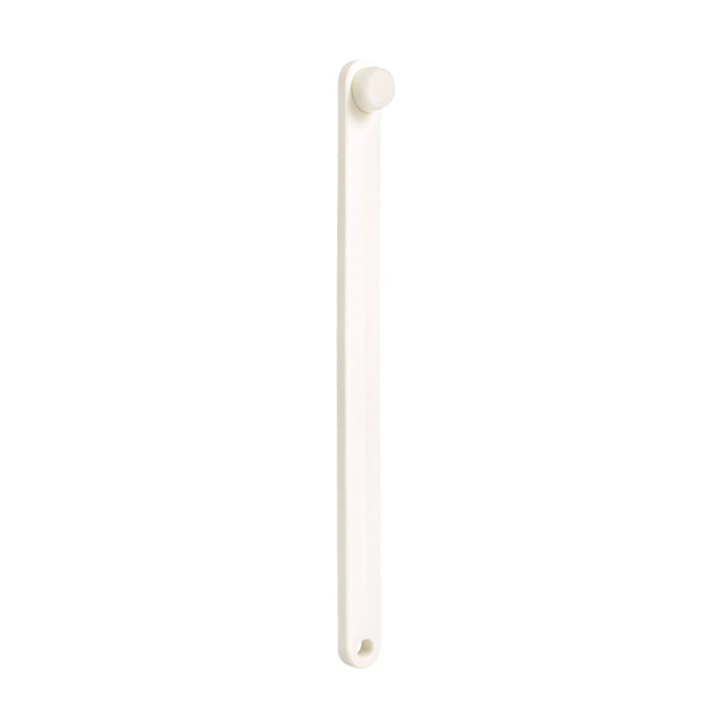 White small-head pet toothbrush, full handle and brush head