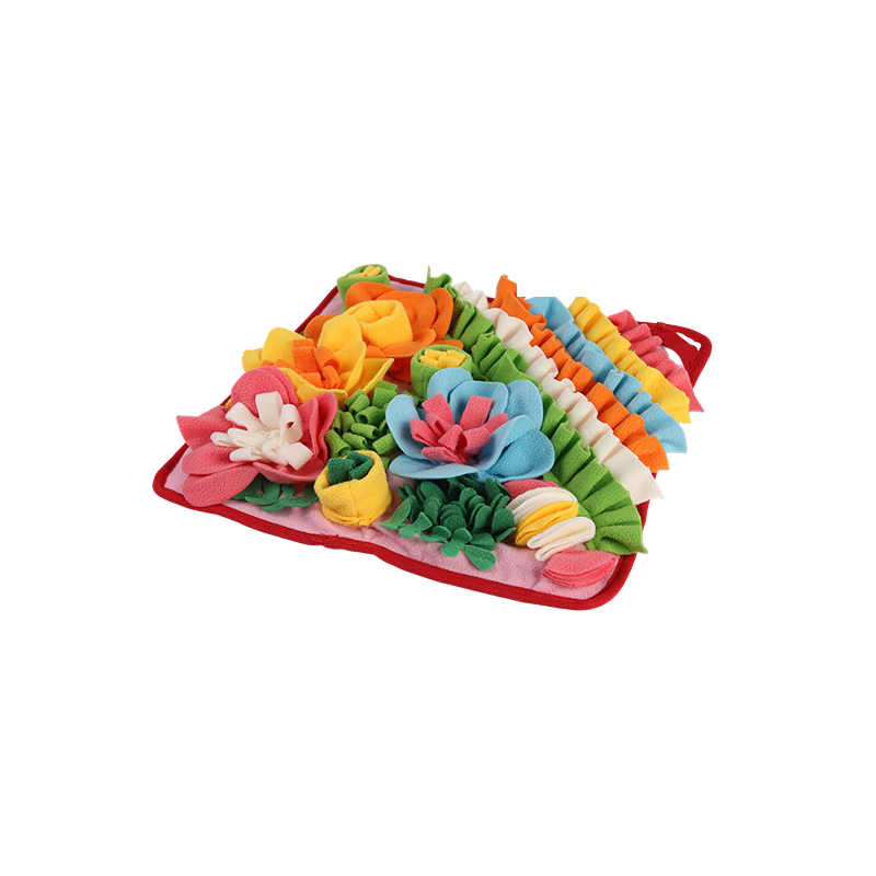 Flower Garden Snuffle Mat for Dogs: Pink