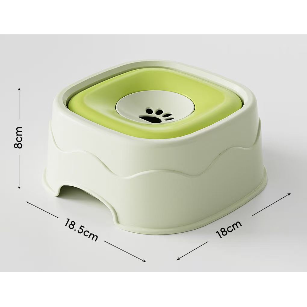 Rolling Ball Lick Bowl and 1 L Raised Bowl: Raised bowl 1 L, green