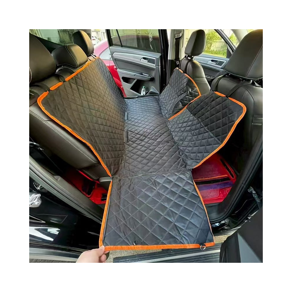 Dog Car Hammock Back Seat Cover: Full surround, centre zip (F10)