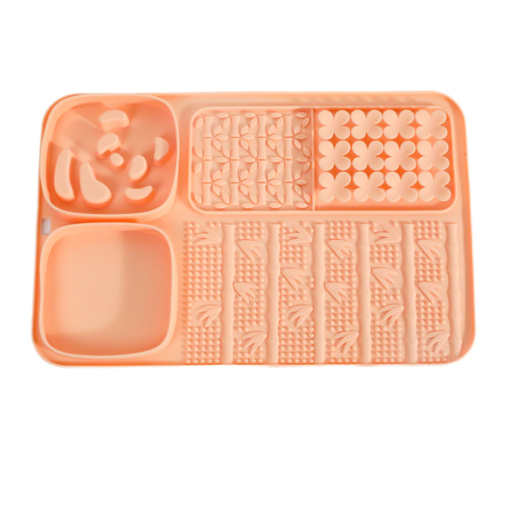 Silicone Lick Mat: Panda, rose pink