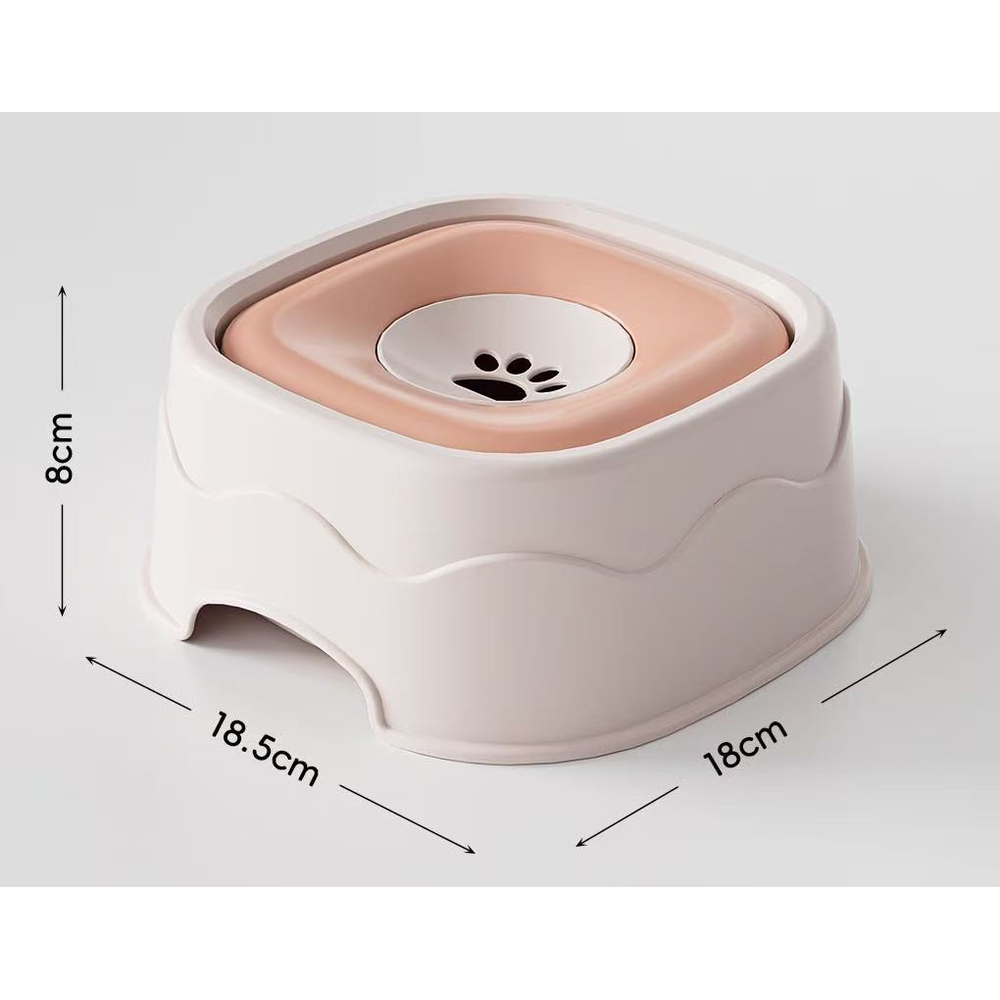 Rolling Ball Lick Bowl and 1 L Raised Bowl: Raised bowl 1 L, pink