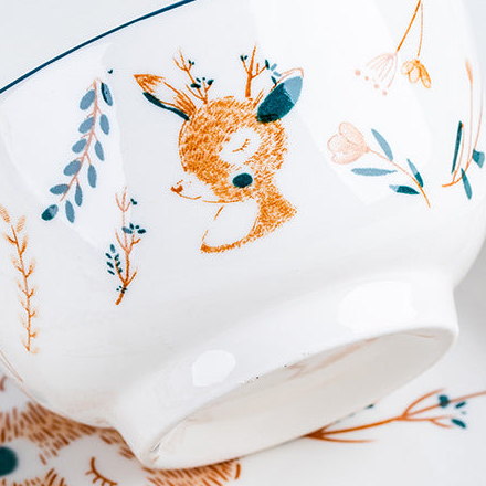 Brushed Japanese Tableware Set, a closer look at the pieces.