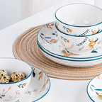 Brushed Japanese Tableware Set, a closer look at the pieces.