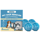 Pet hair remover laundry balls, box and 4 balls